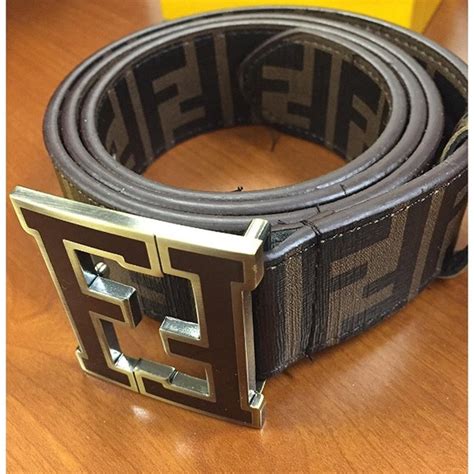 real fendi belt white|authentic Fendi belt.